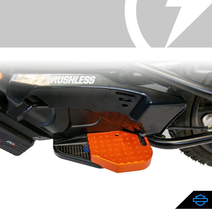 EXTENDED FOOTREST - ORANGE  12/16EDRIVE