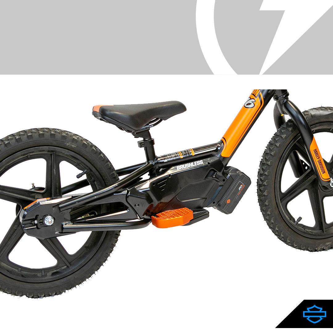 EXTENDED FOOTREST - ORANGE  12/16EDRIVE