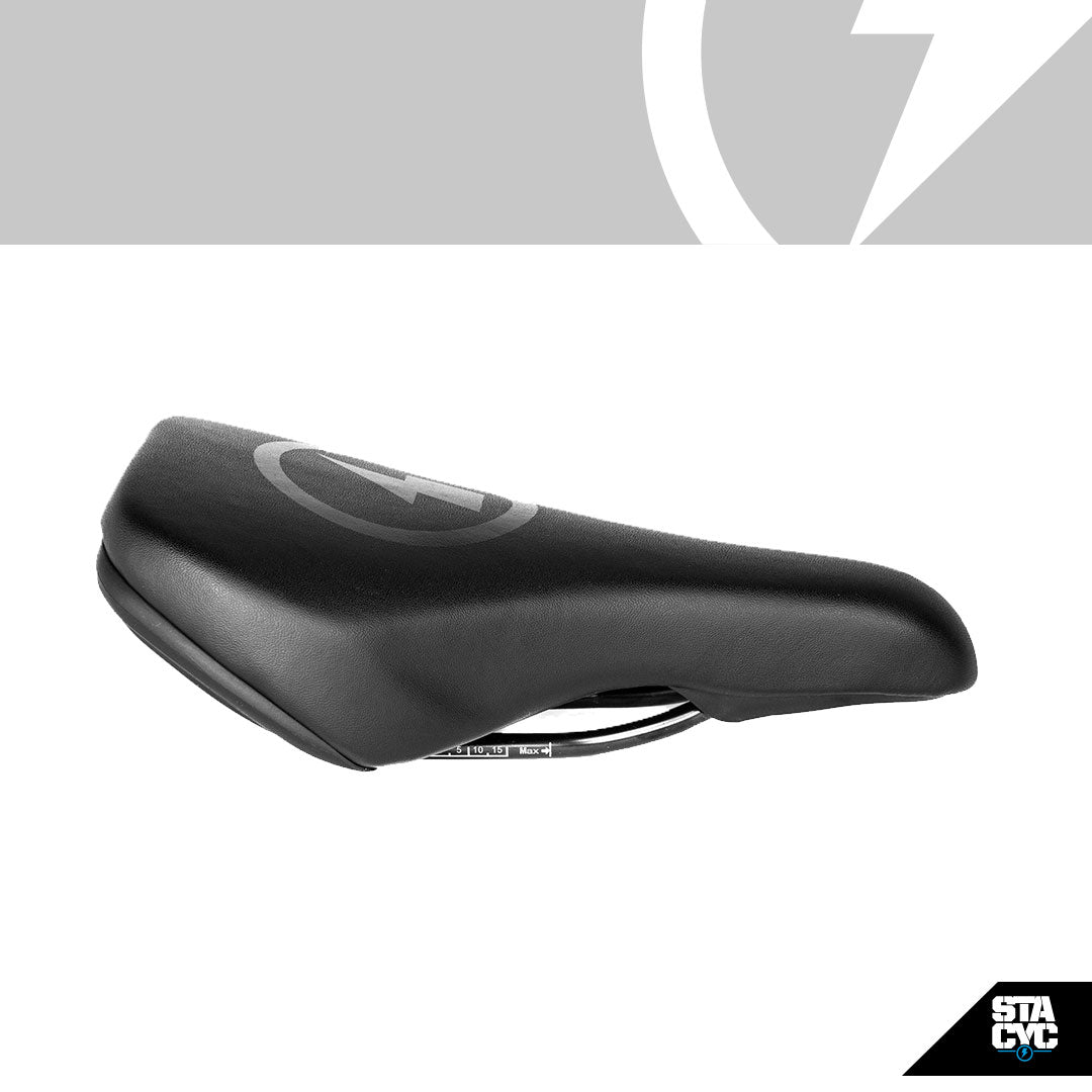 SELLE DE REMPLACEMENT AVEC LOGO ÉCLAIR - NOIR